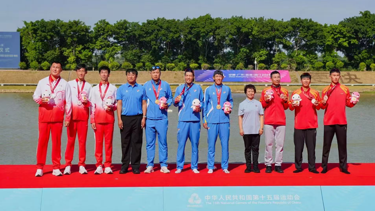 喜报：我校运动员在第十五届全运会赛艇比赛中勇夺2金